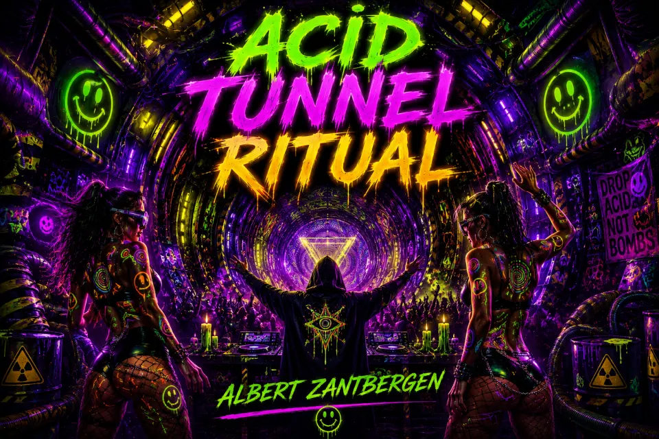 Cover van Acid Tunnel Ritual door Albert Zantbergen