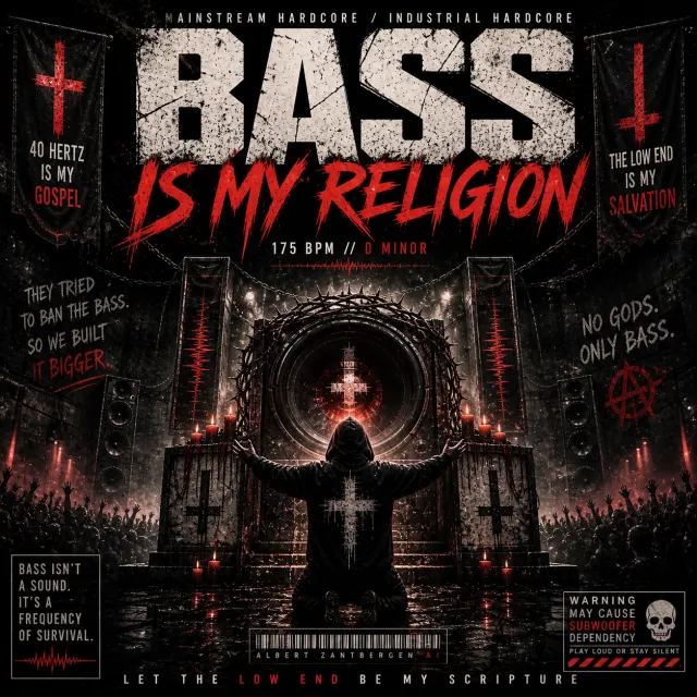 Cover van Bass Is My Religion door Albert Zantbergen