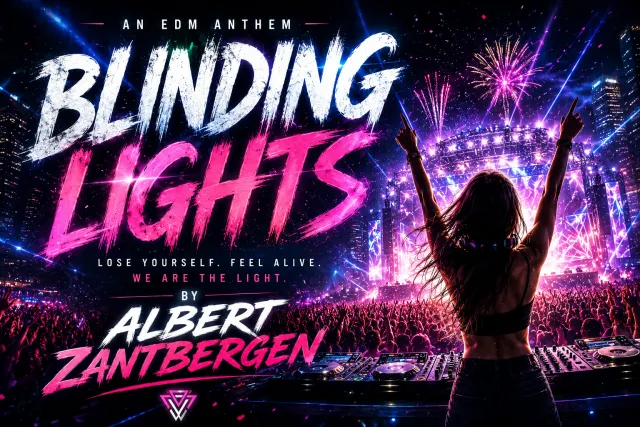 Cover van Blinding Lights door Albert Zantbergen