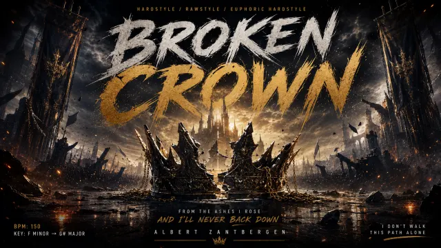 Cover van Broken Crown door Albert Zantbergen
