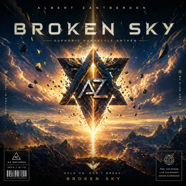 Cover van Broken Sky door Albert Zantbergen