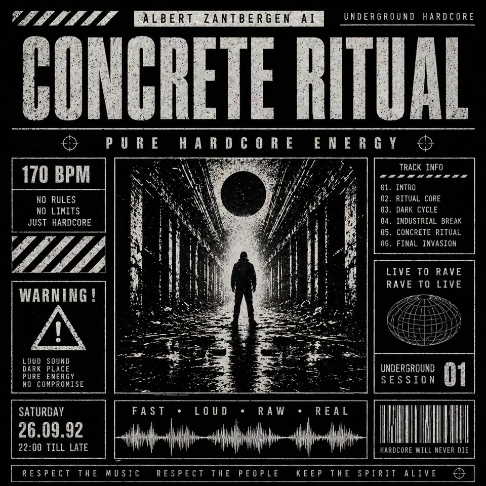 Cover von Concrete Ritual von Albert Zantbergen AI