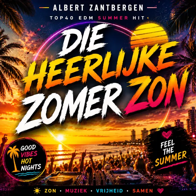 Cover van Heerlijke Zomerzon door Albert Zantbergen