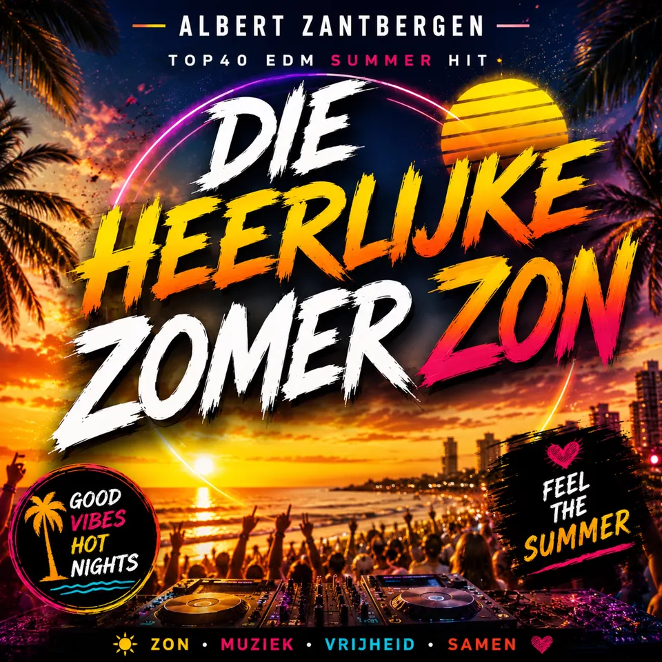 Cover van Heerlijke Zomerzon door Albert Zantbergen