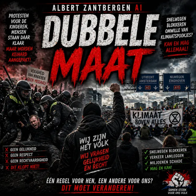 Cover van Dubbele Maat door Albert Zantbergen