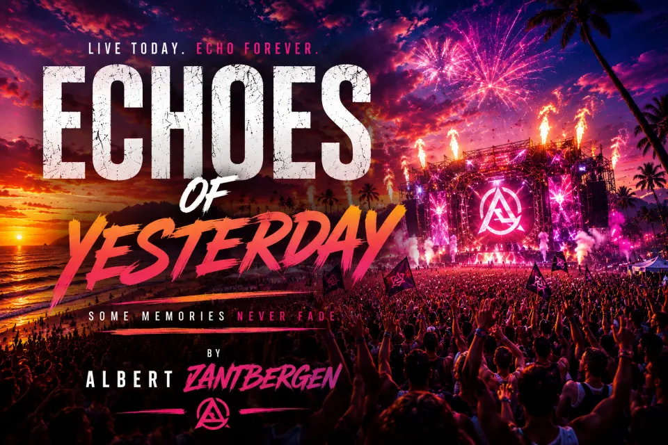 Cover van Echoes of Yesterday door Albert Zantbergen