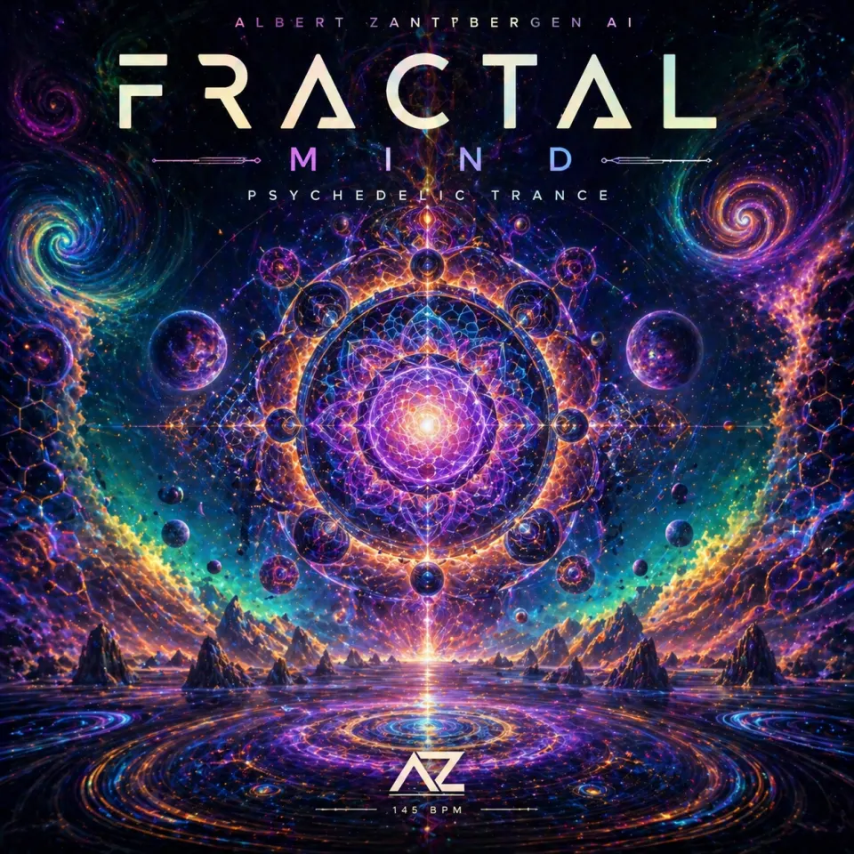 Cover van Fractal Mind door Albert Zantbergen