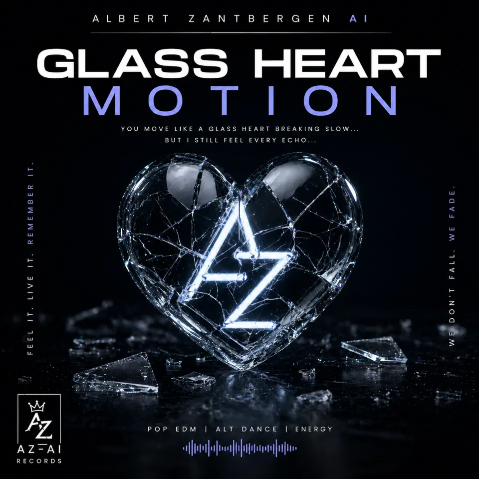 Cover for Glass Heart Motion by Albert Zantbergen