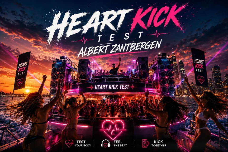 Cover van Heart Kick Test door Albert Zantbergen