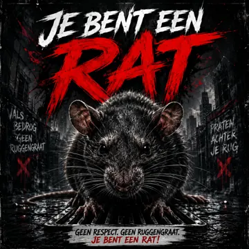 Cover van Je Bent Een Rat
