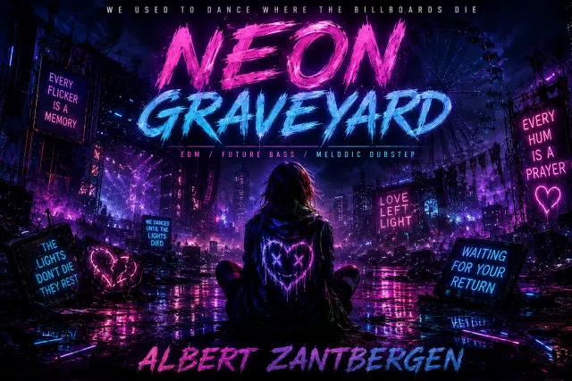 Cover van Neon Graveyard door Albert Zantbergen