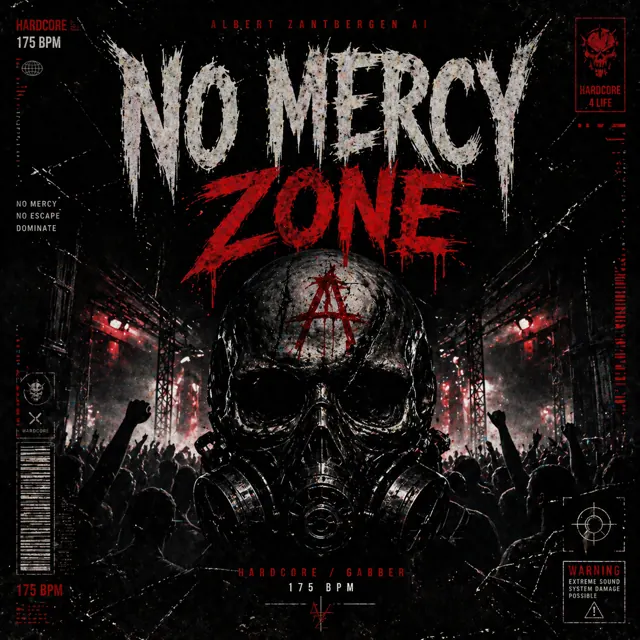 Cover van No Mercy Zone door Albert Zantbergen