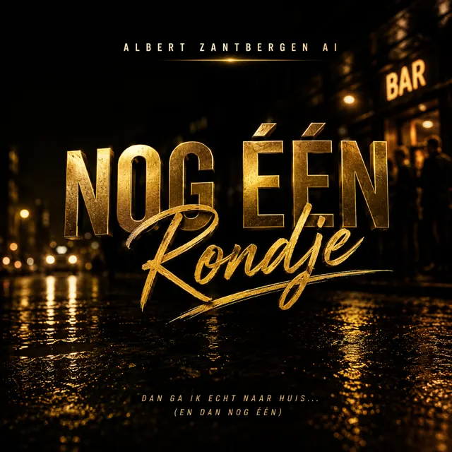 Cover van Nog Eén Rondje door Albert Zantbergen