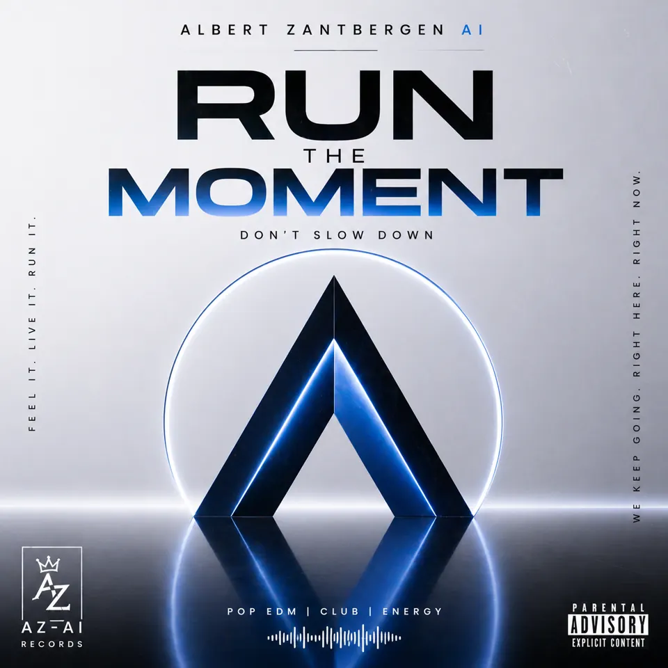Cover van Run The Moment door Albert Zantbergen