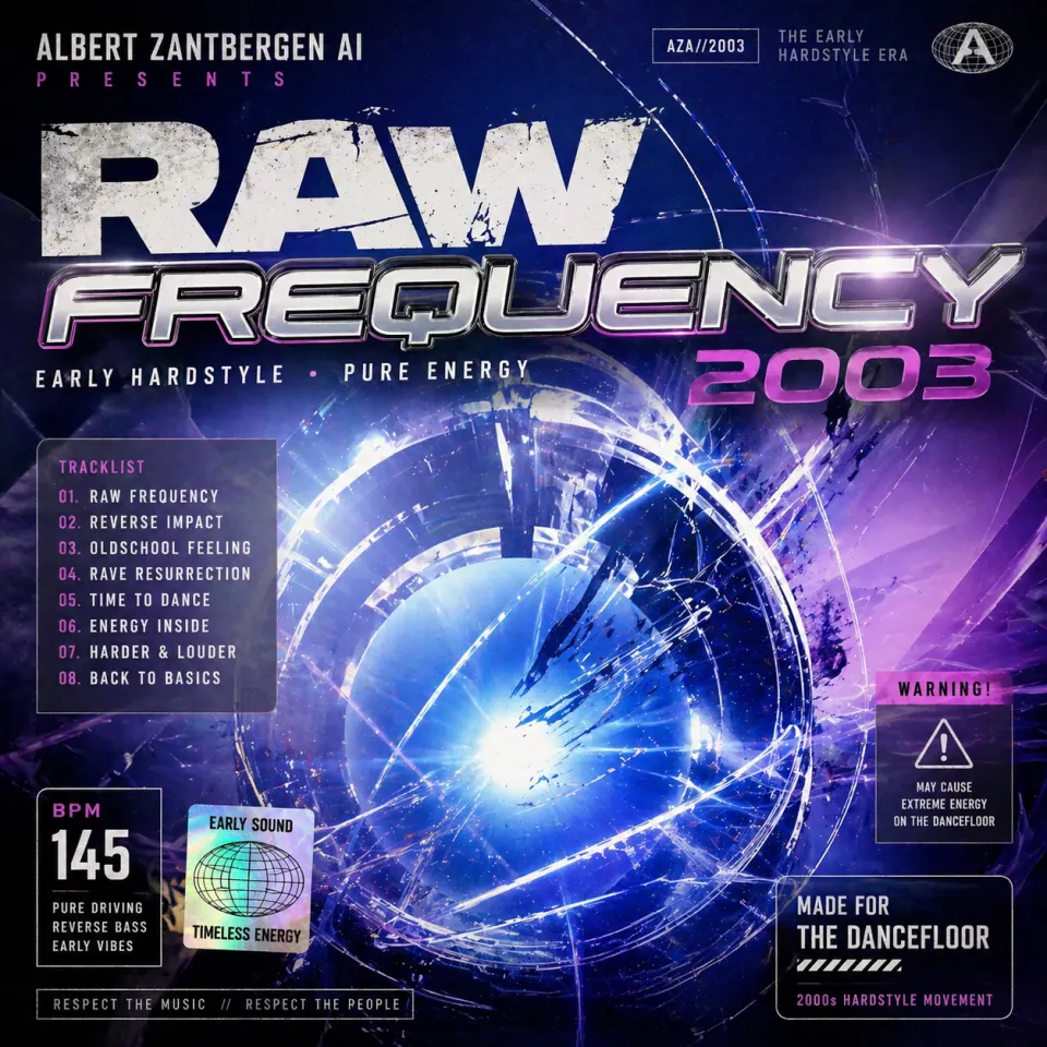 Cover van Raw Frequency door Albert Zantbergen