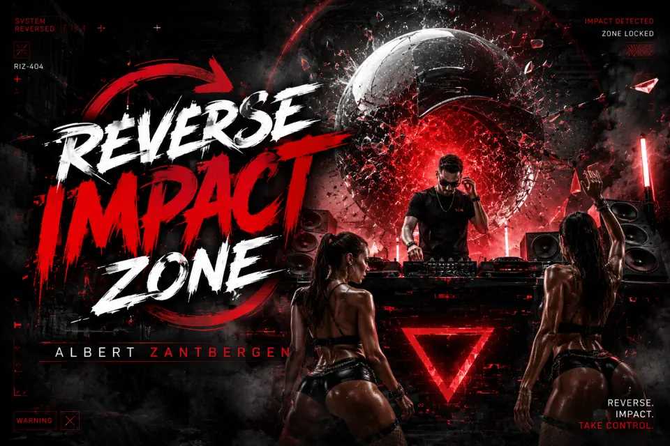 Cover van Reverse Impact Zone door Albert Zantbergen