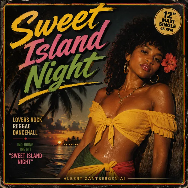 Cover van Sweet Island Night door Albert Zantbergen