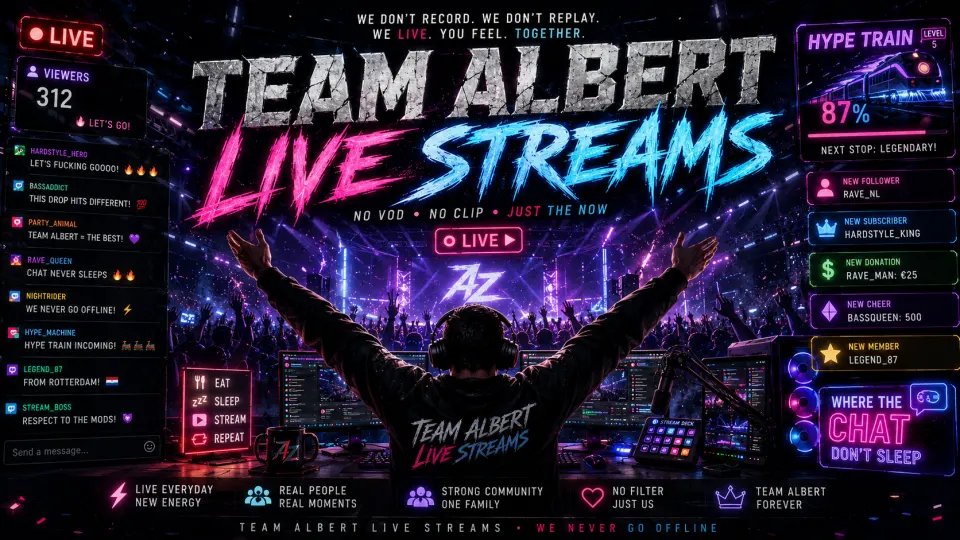 Cover van Team Albert Live Streams v1 door Albert Zantbergen