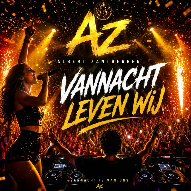 Cover van Vannacht Leven Wij door Albert Zantbergen