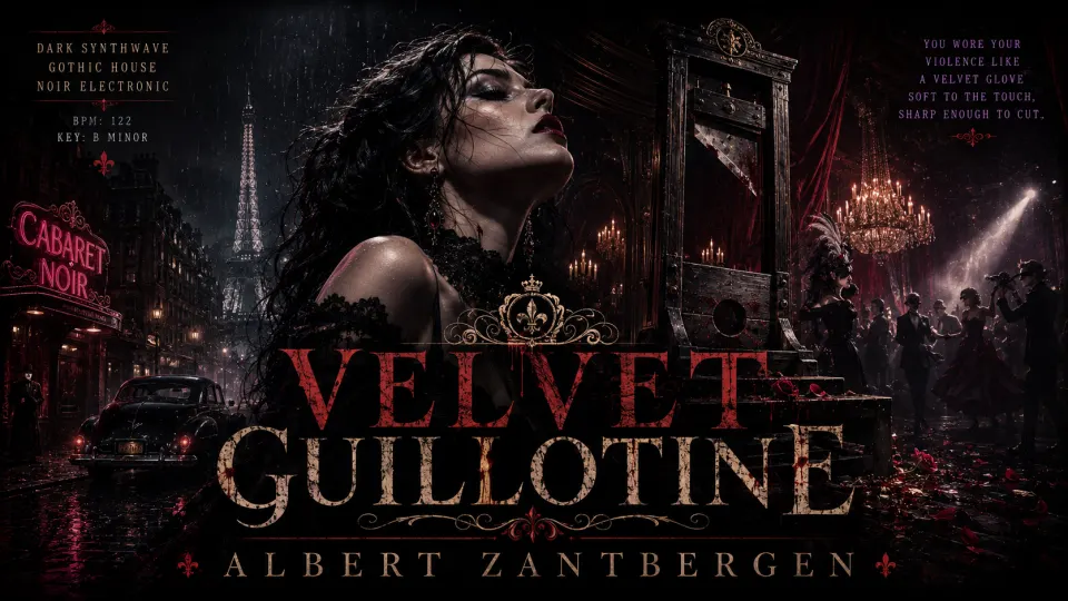 Cover van Velvet Guillotine door Albert Zantbergen