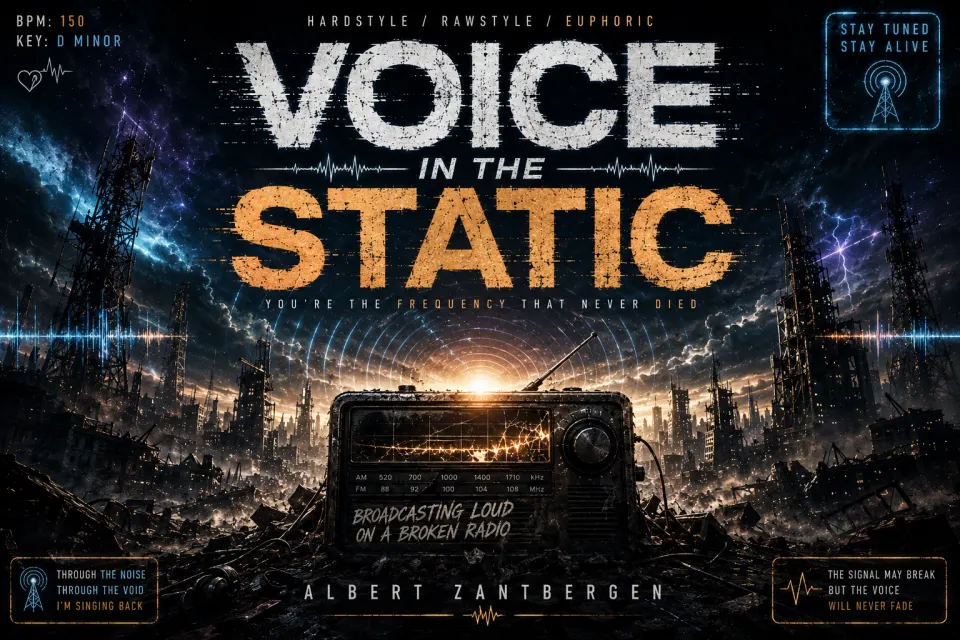Cover van Voice in the Static door Albert Zantbergen