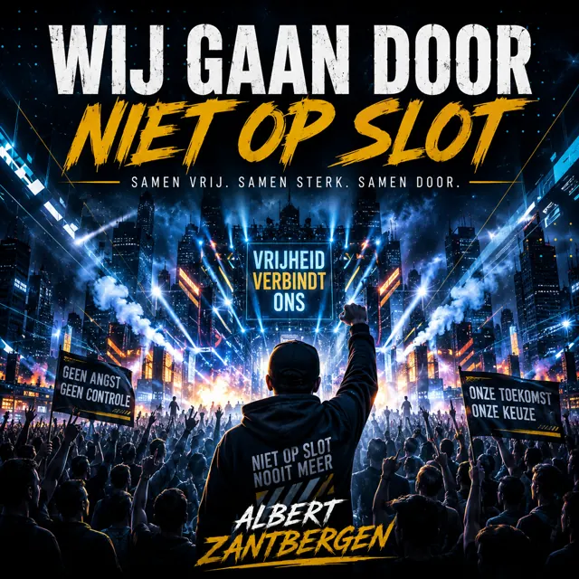 Cover van Wij Gaan Door Niet Op Slot door Albert Zantbergen